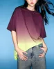 Letter Embossed Crew Neck Loose T-Shirt sold by Urban Revivo