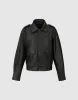 Straight Leather Jacket sold by Urban Revivo