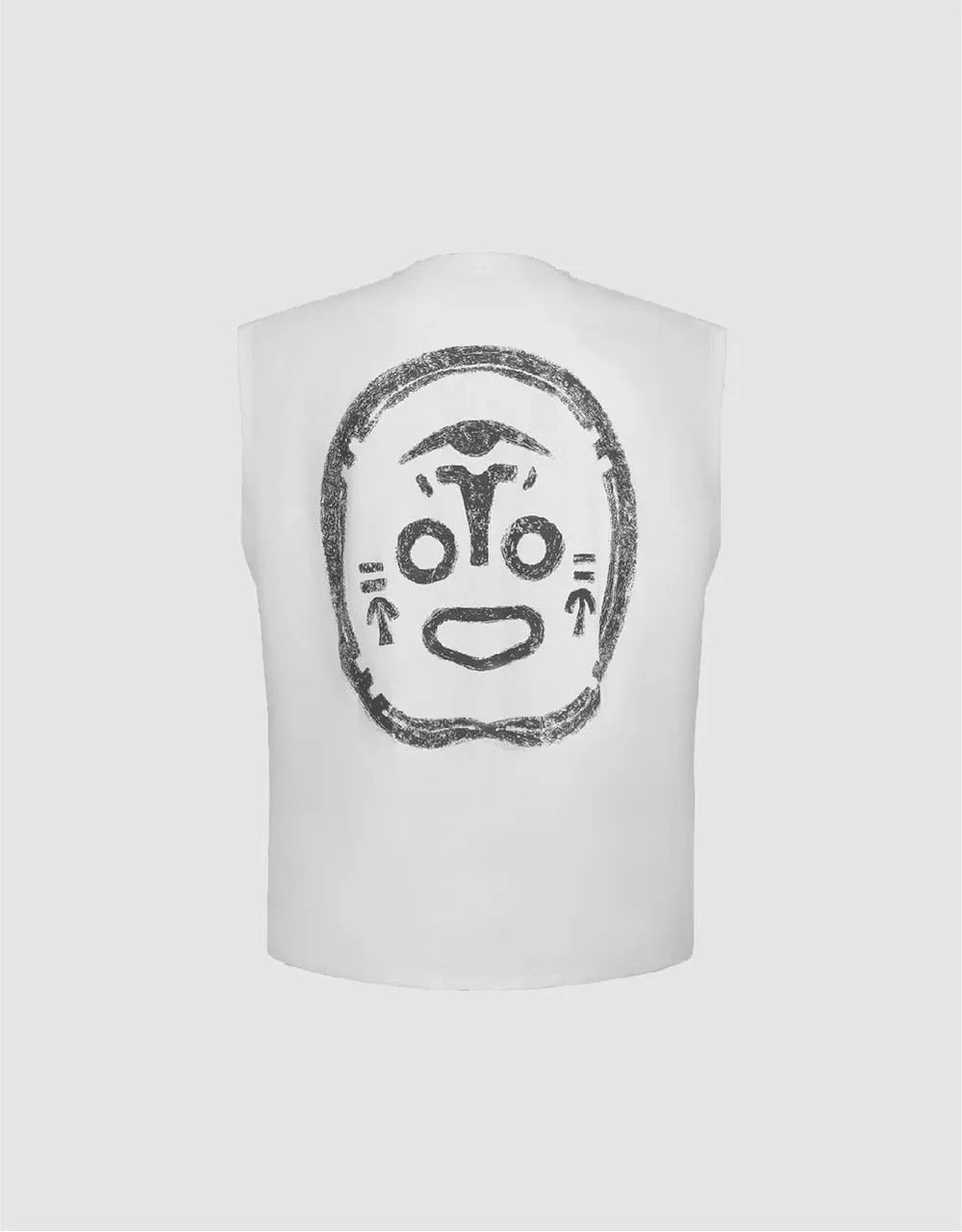 Crew Neck Loose Tank Top sold by Urban Revivo product image thumbnail 2