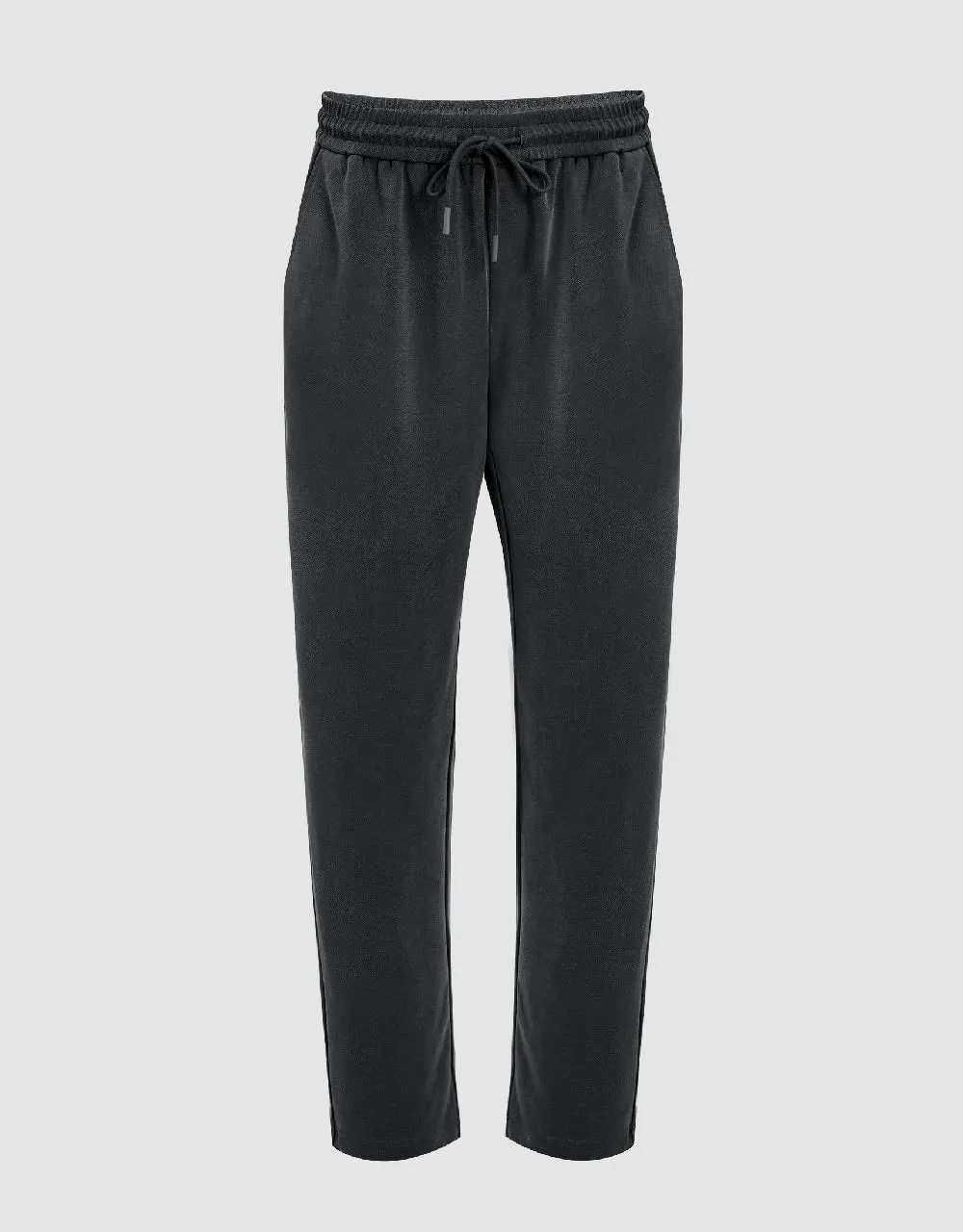 Drawstring Waist Knitted Carrot Fit Pants sold by Urban Revivo