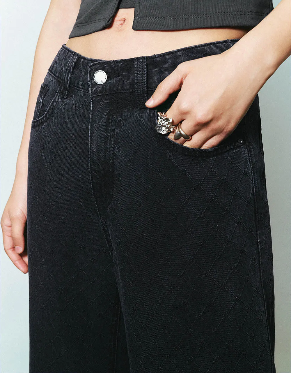 Wide-Leg Jeans sold by Urban Revivo product image thumbnail 5