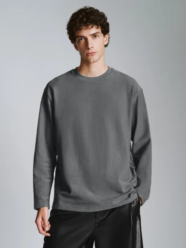 Crew Neck Loose T-Shirt sold by Urban Revivo