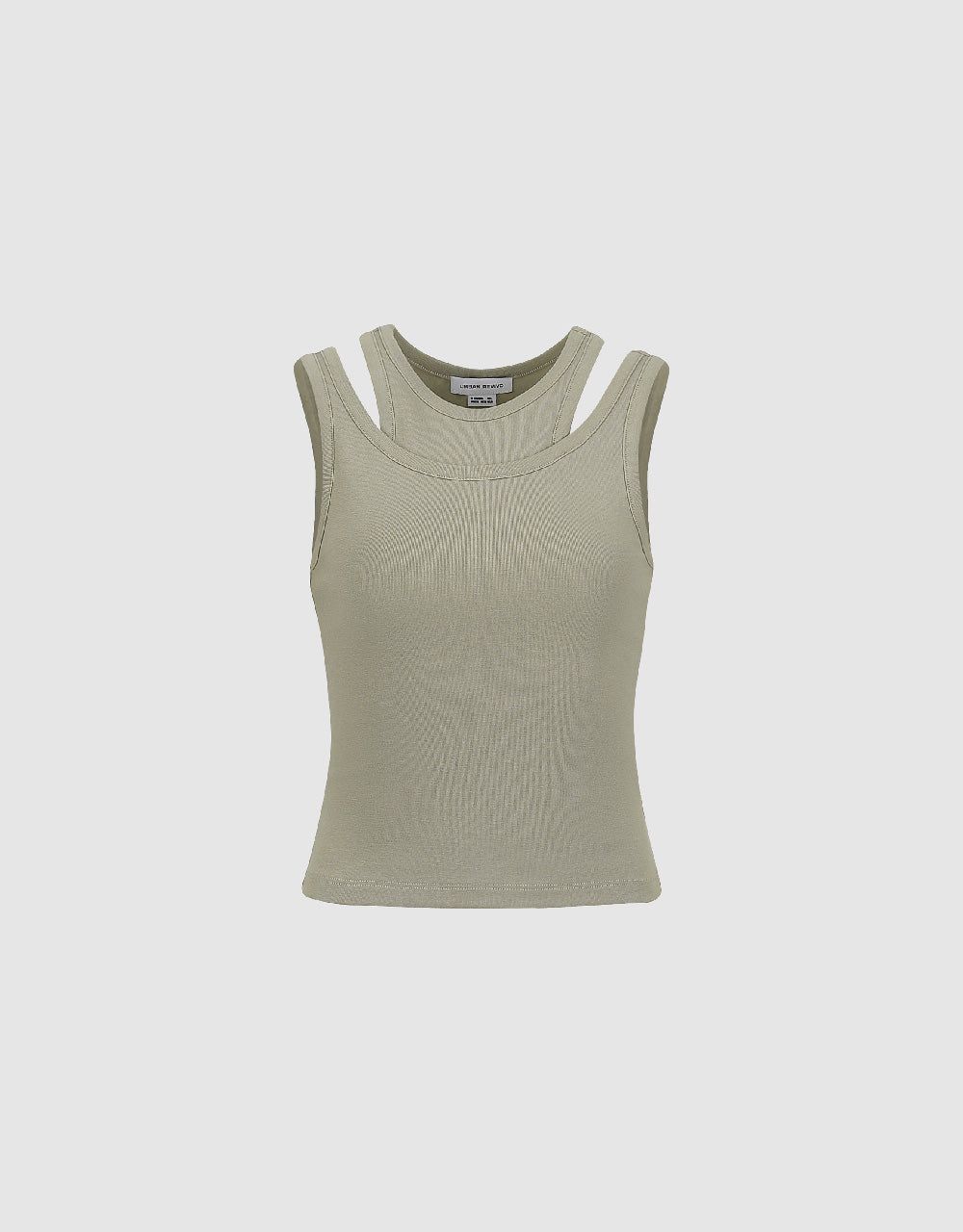 Crew Neck Tank Top sold by Urban Revivo product image thumbnail 2