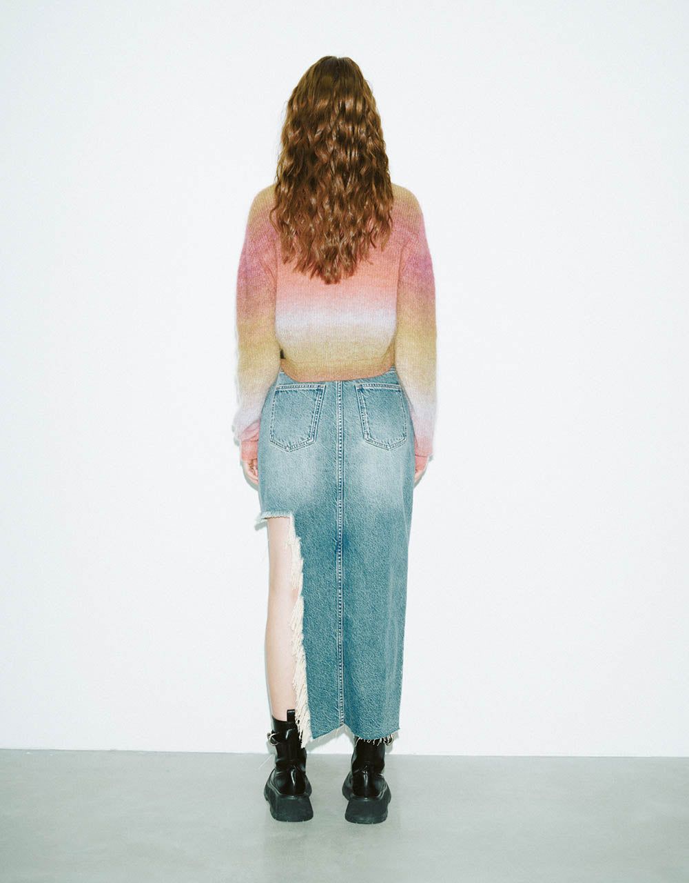 Furry Printed Knitted Cardigan sold by Urban Revivo product image thumbnail 4