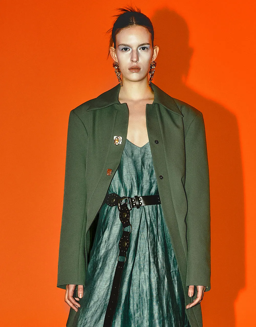 Lapel Skater Jacket With Metal Buttons sold by Urban Revivo