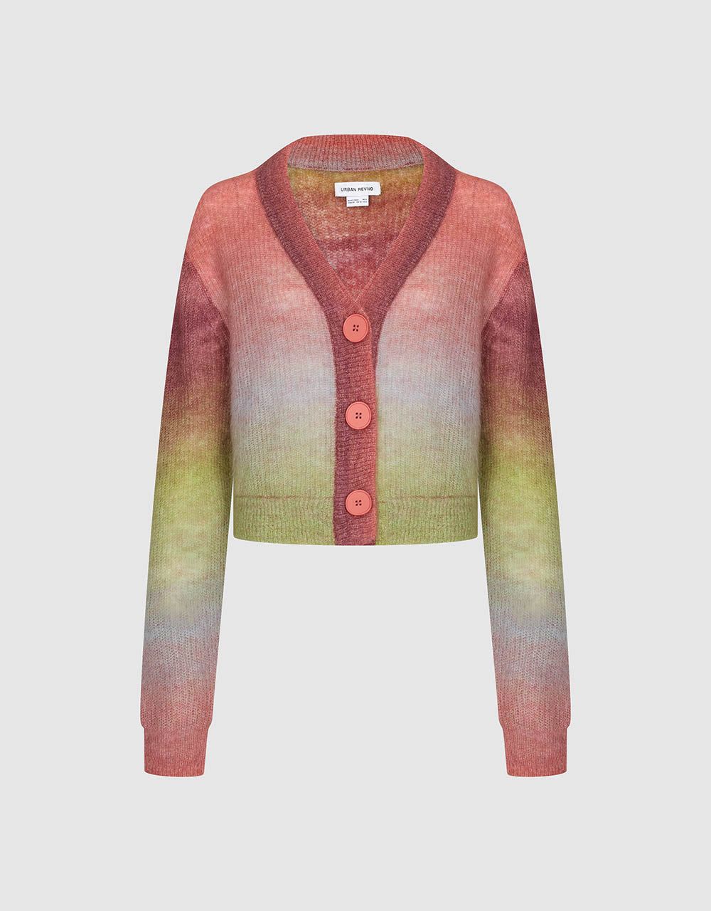 Furry Printed Knitted Cardigan sold by Urban Revivo product image thumbnail 2