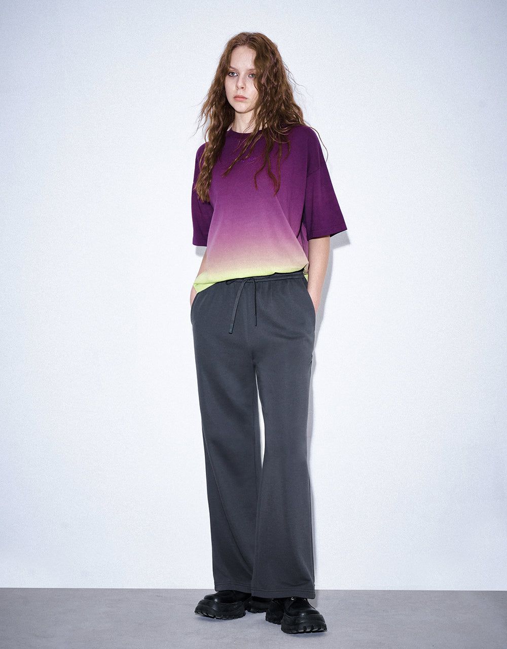 Drawstring Waist Knitted Straight Pants sold by Urban Revivo product image thumbnail 3