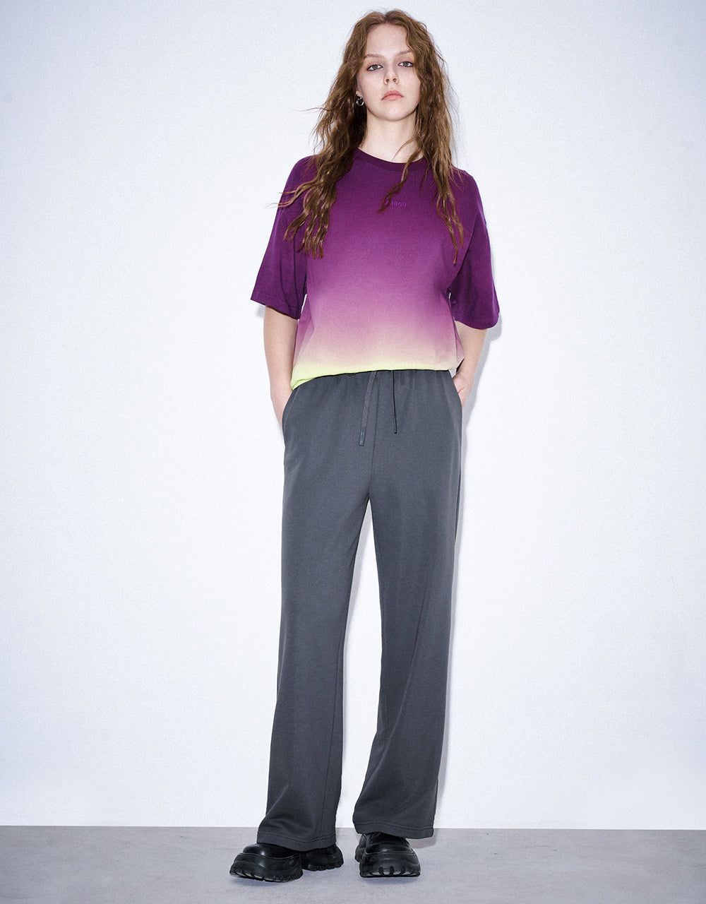 Drawstring Waist Knitted Straight Pants sold by Urban Revivo product image thumbnail 2