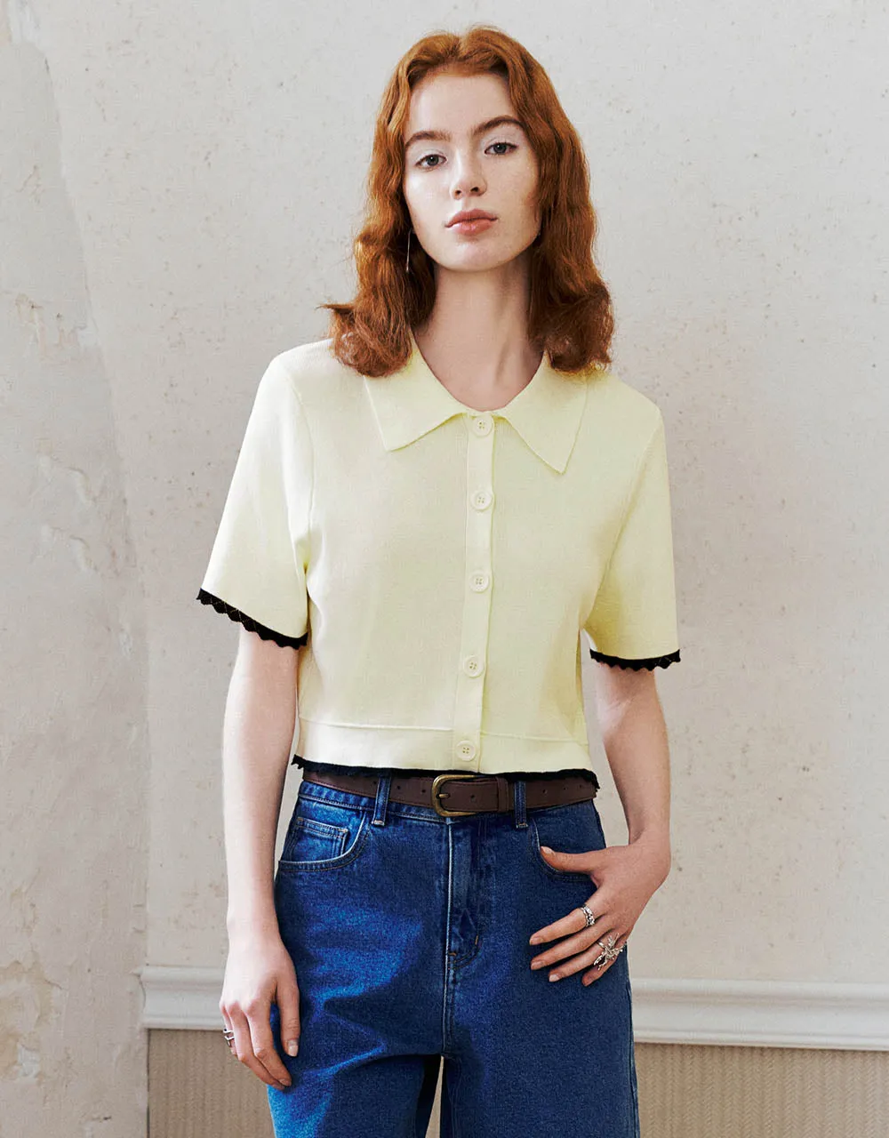 Button Up Knitted Cardigan sold by Urban Revivo