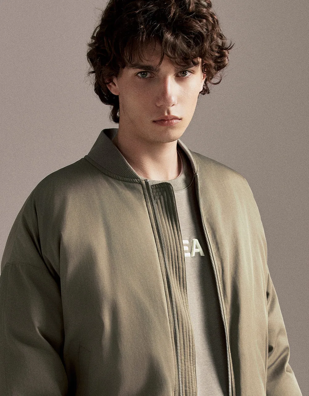 Zipper Front Straight Jacket sold by Urban Revivo product image thumbnail 5