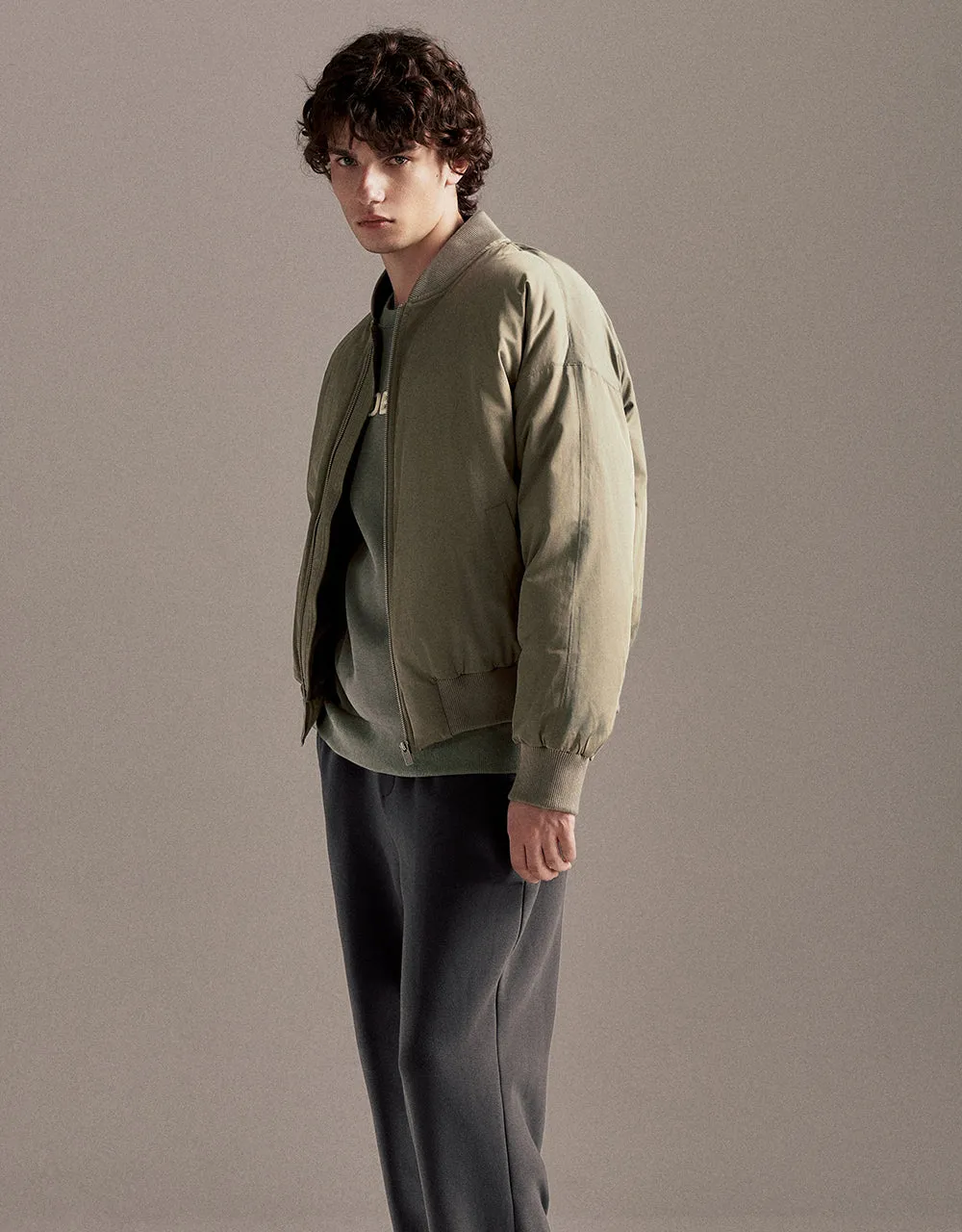 Zipper Front Straight Jacket sold by Urban Revivo product image thumbnail 3