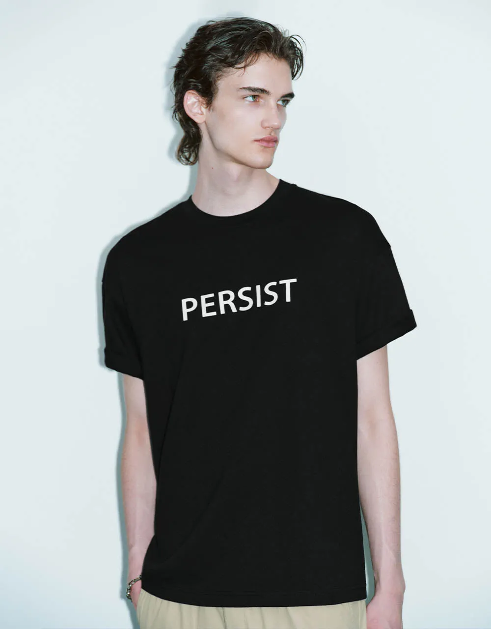 Letter Printed Crew Neck T-Shirt sold by Urban Revivo product image thumbnail 3