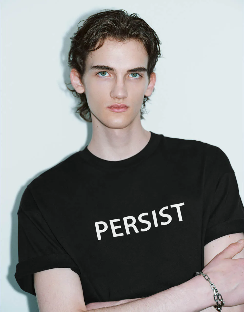 Letter Printed Crew Neck T-Shirt sold by Urban Revivo product image thumbnail 4
