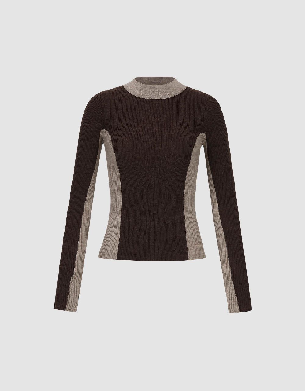 Crew Neck Skinny Knitted T-Shirt sold by Urban Revivo product image thumbnail 2