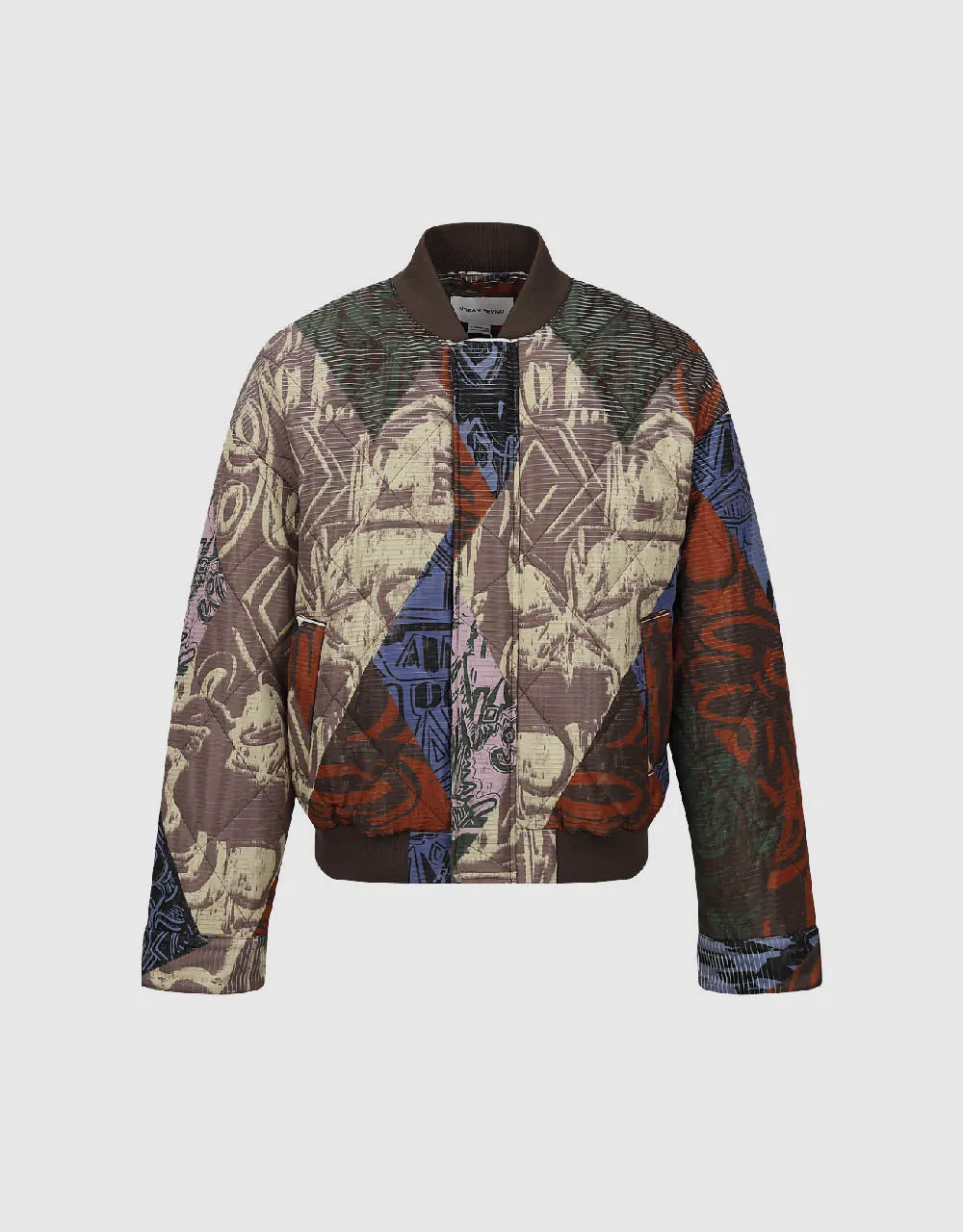 Printed Straight Padded Coat sold by Urban Revivo product image thumbnail 2