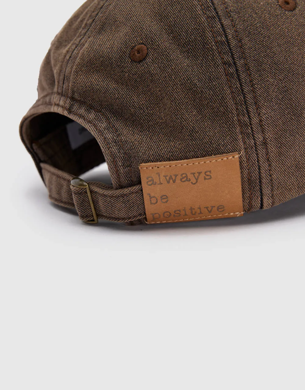 Letter Embossed Denim Baseball Cap sold by Urban Revivo product image thumbnail 5