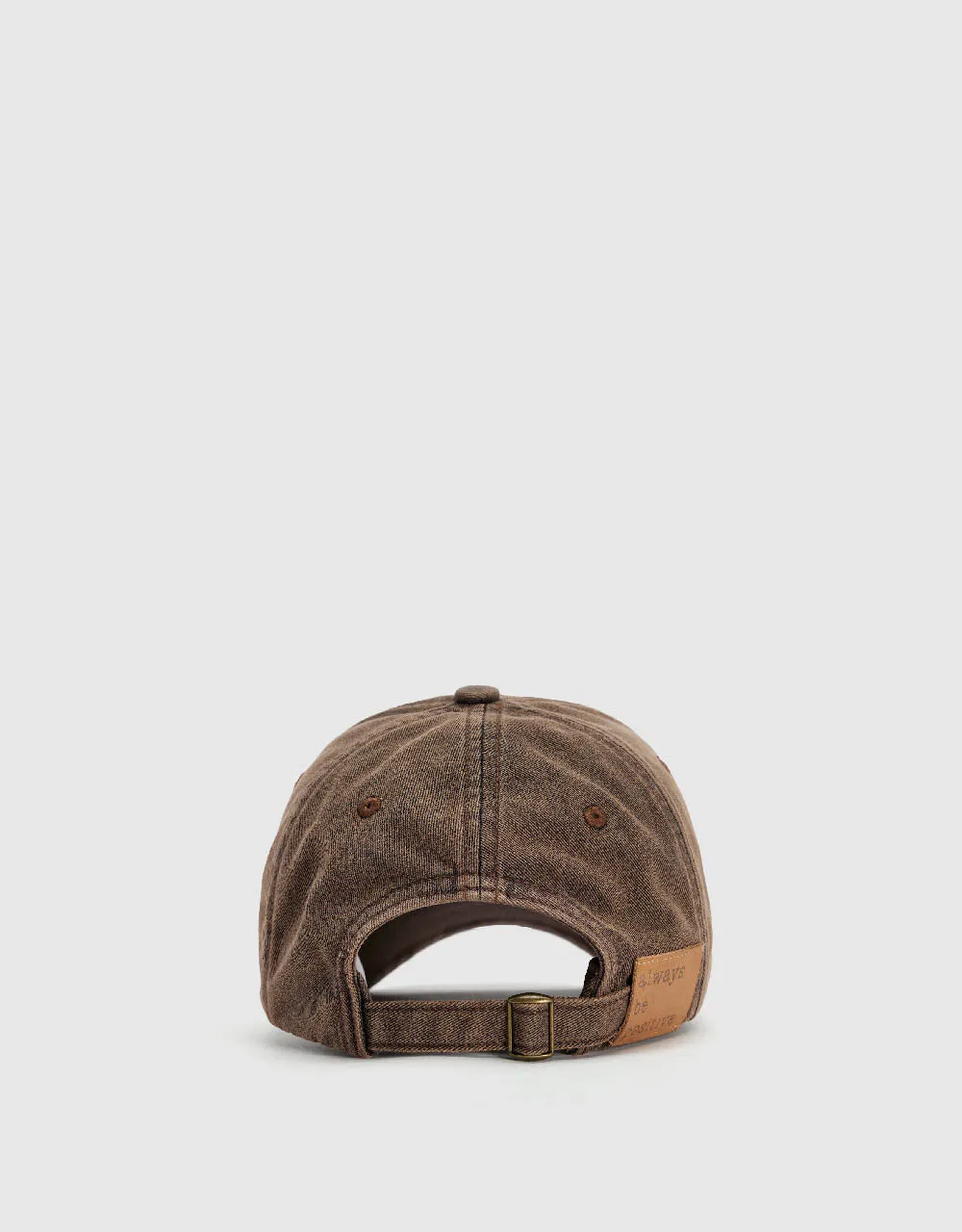 Letter Embossed Denim Baseball Cap sold by Urban Revivo product image thumbnail 3