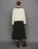 Contrast Trim Furry V-Neck Knitted Cardigan sold by Urban Revivo