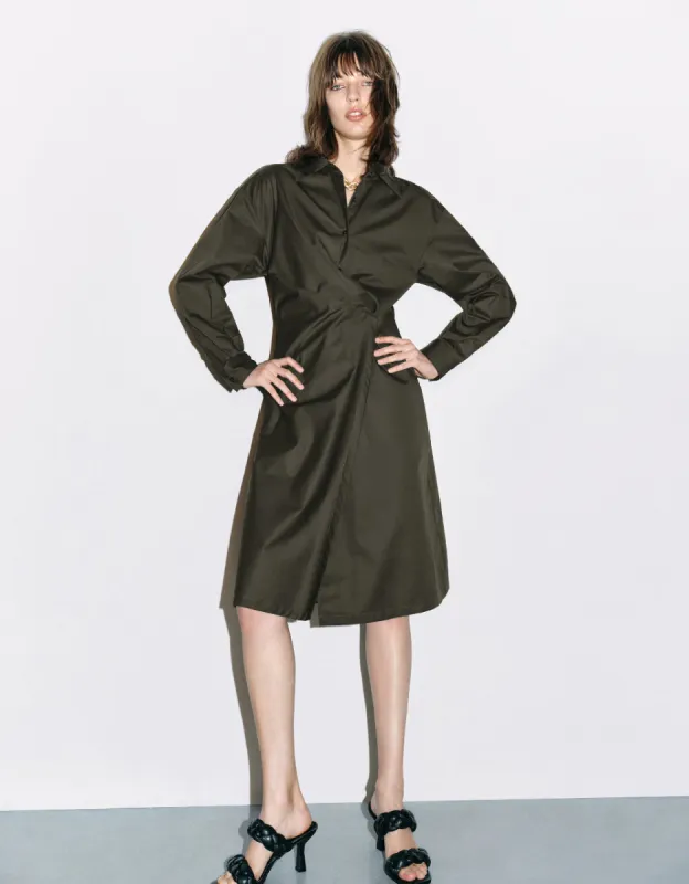Long Sleeve Straight Dress sold by Urban Revivo