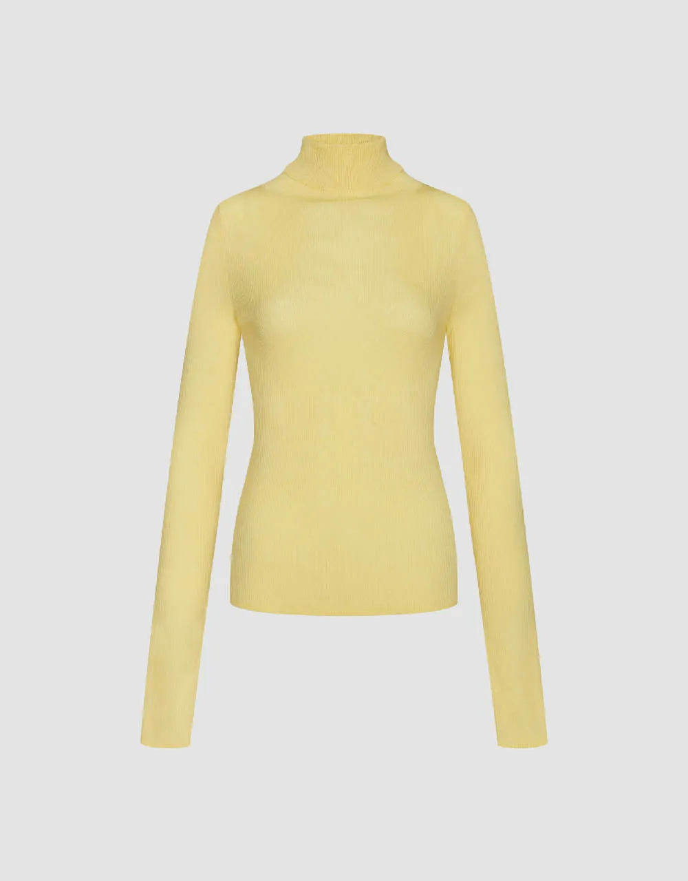 Turtle Neck Skinny Knitted T-Shirt sold by Urban Revivo product image thumbnail 2