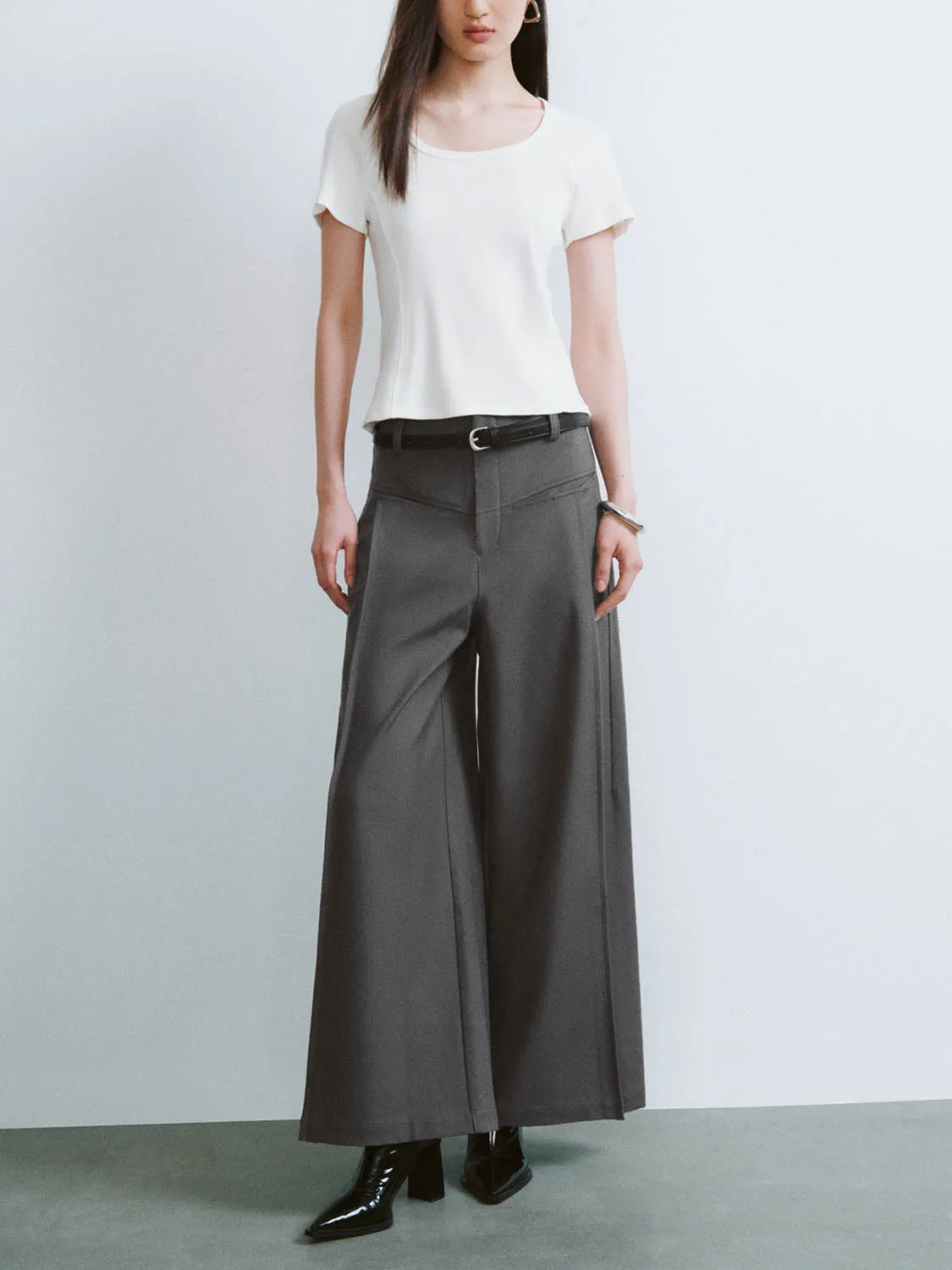 Wide-Leg Pants sold by Urban Revivo product image thumbnail 5