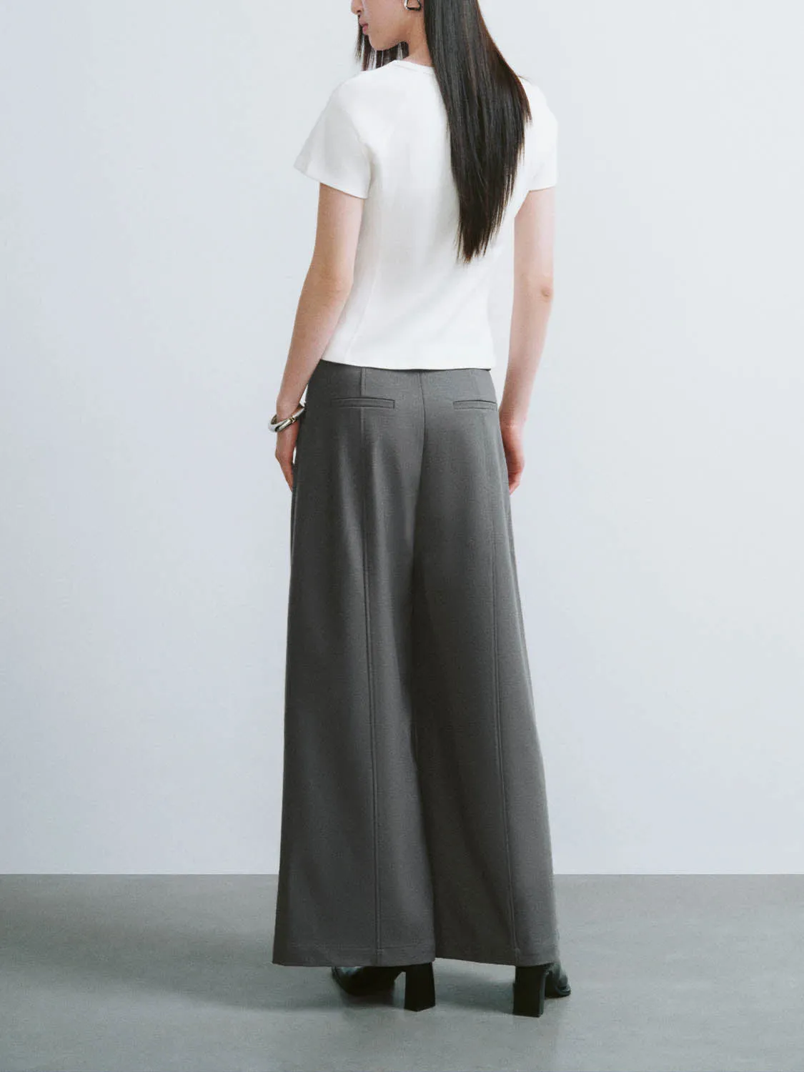 Wide-Leg Pants sold by Urban Revivo product image thumbnail 4