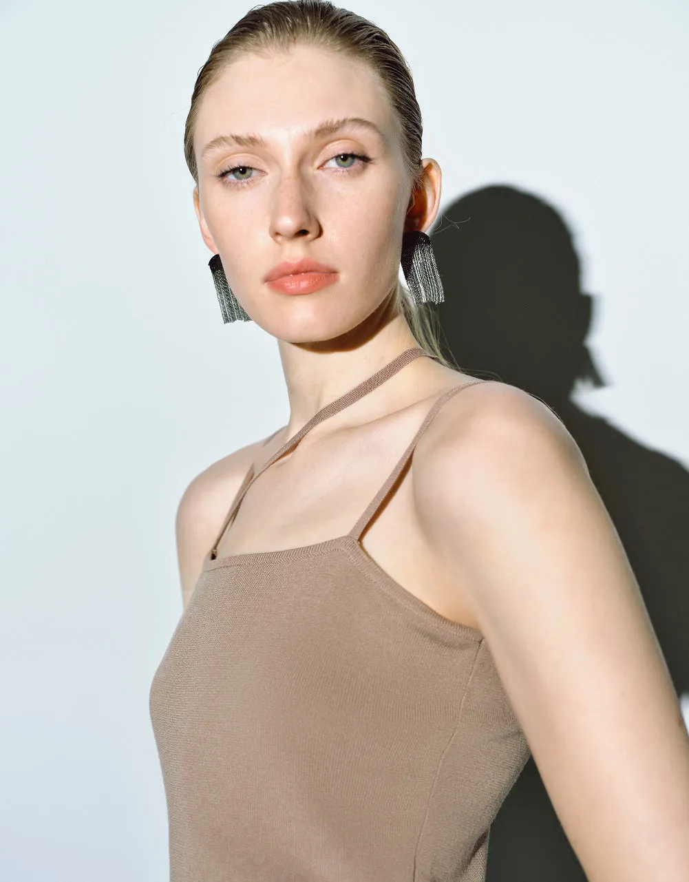 U Neck Knitted Tank Top sold by Urban Revivo product image thumbnail 5