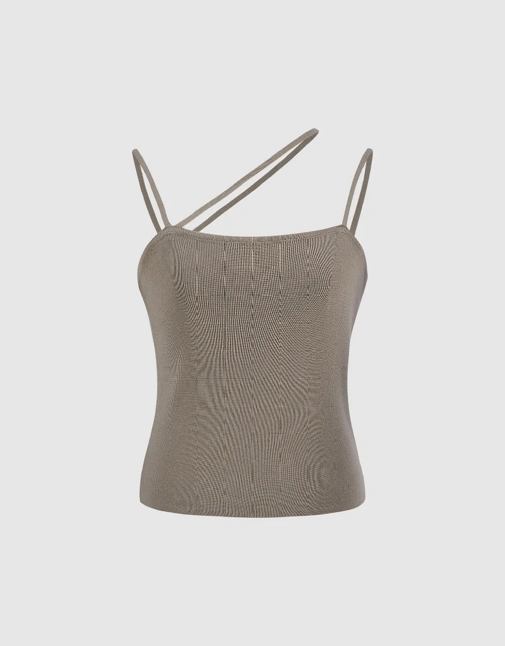 U Neck Knitted Tank Top sold by Urban Revivo product image thumbnail 2