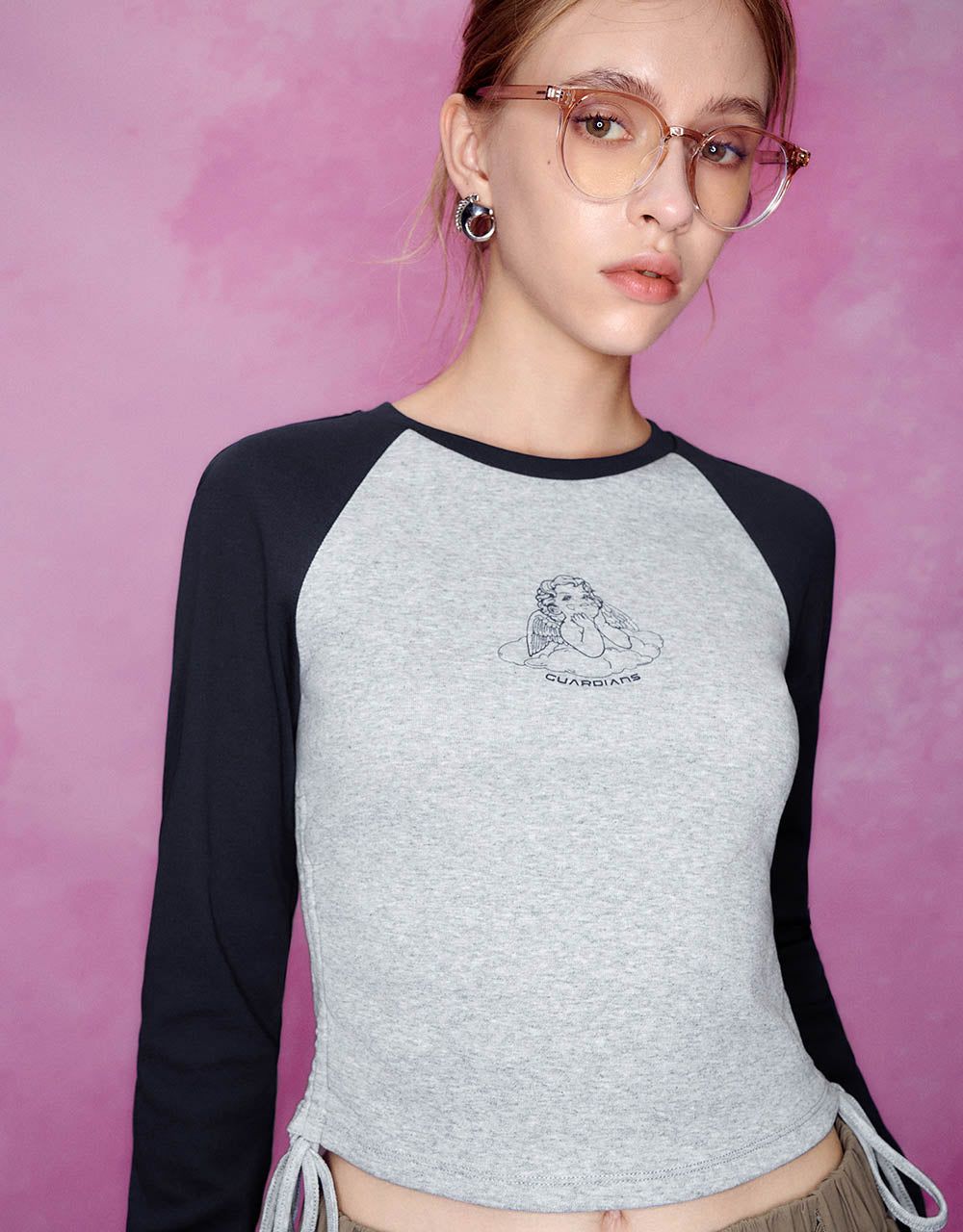 Printed Crew Neck Skinny T-Shirt sold by Urban Revivo product image thumbnail 5