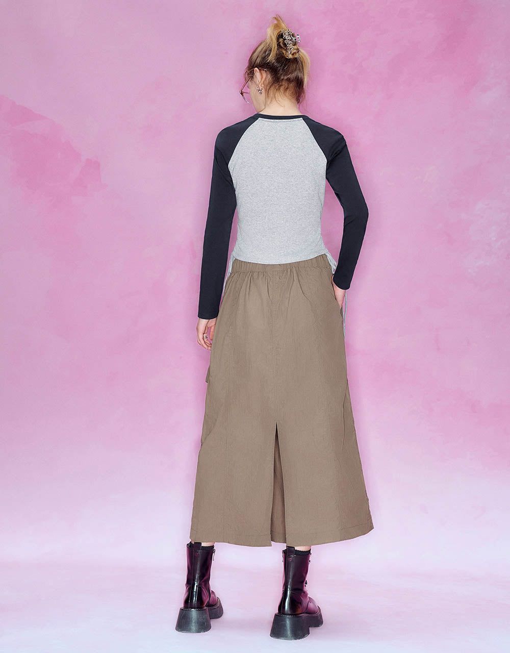 Printed Crew Neck Skinny T-Shirt sold by Urban Revivo product image thumbnail 4