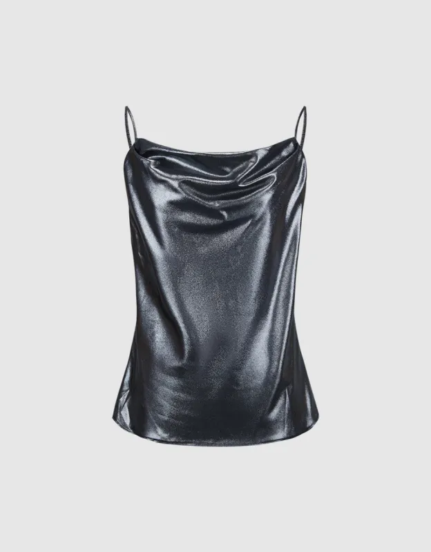 Cowl Neck Cami Top sold by Urban Revivo
