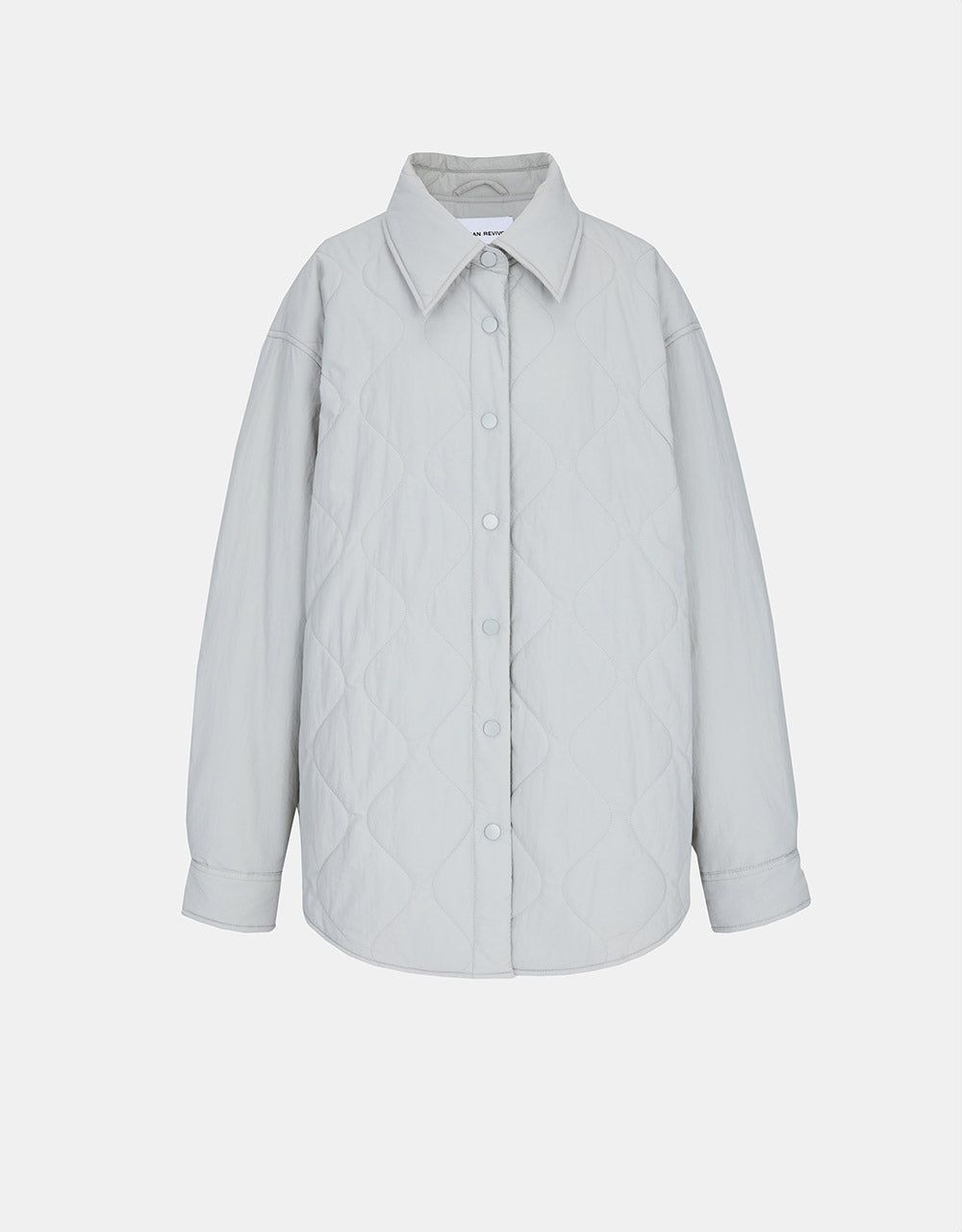 Quilted Drop Shoulder Button Up Lightweight Winter Coat sold by Urban Revivo