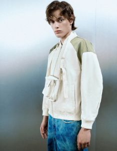 Zipper Front Oversized Jacket sold by Urban Revivo