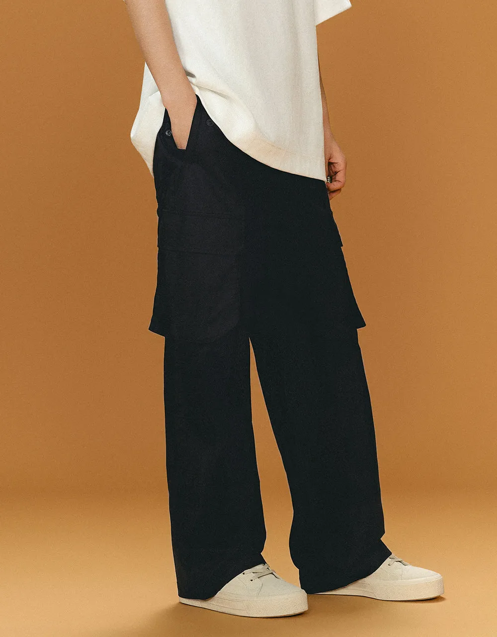 Straight Pants With Belt sold by Urban Revivo product image thumbnail 4