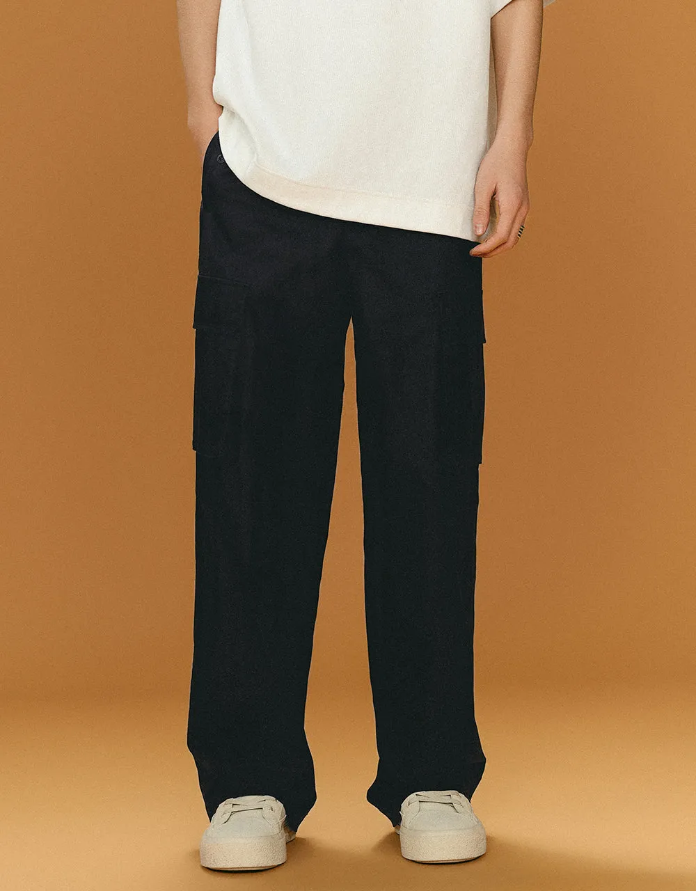 Straight Pants With Belt sold by Urban Revivo product image thumbnail 2