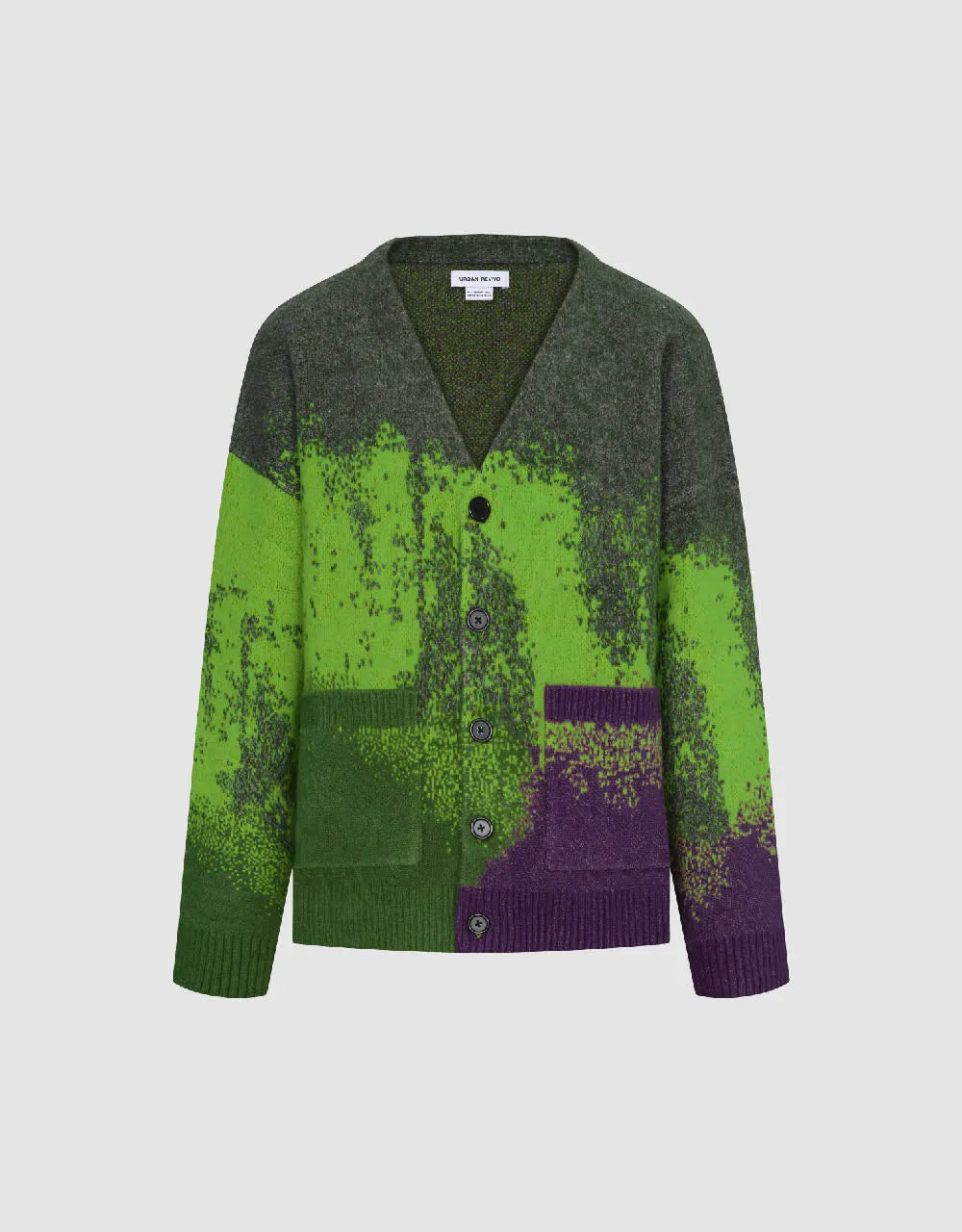 Printed Knitted Cardigan sold by Urban Revivo product image thumbnail 2
