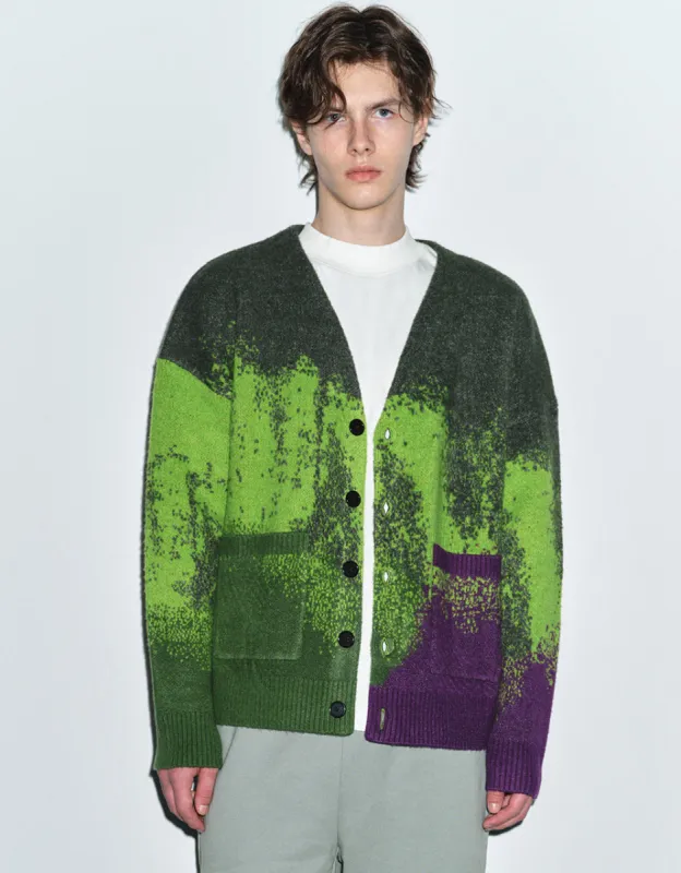 Printed Knitted Cardigan sold by Urban Revivo