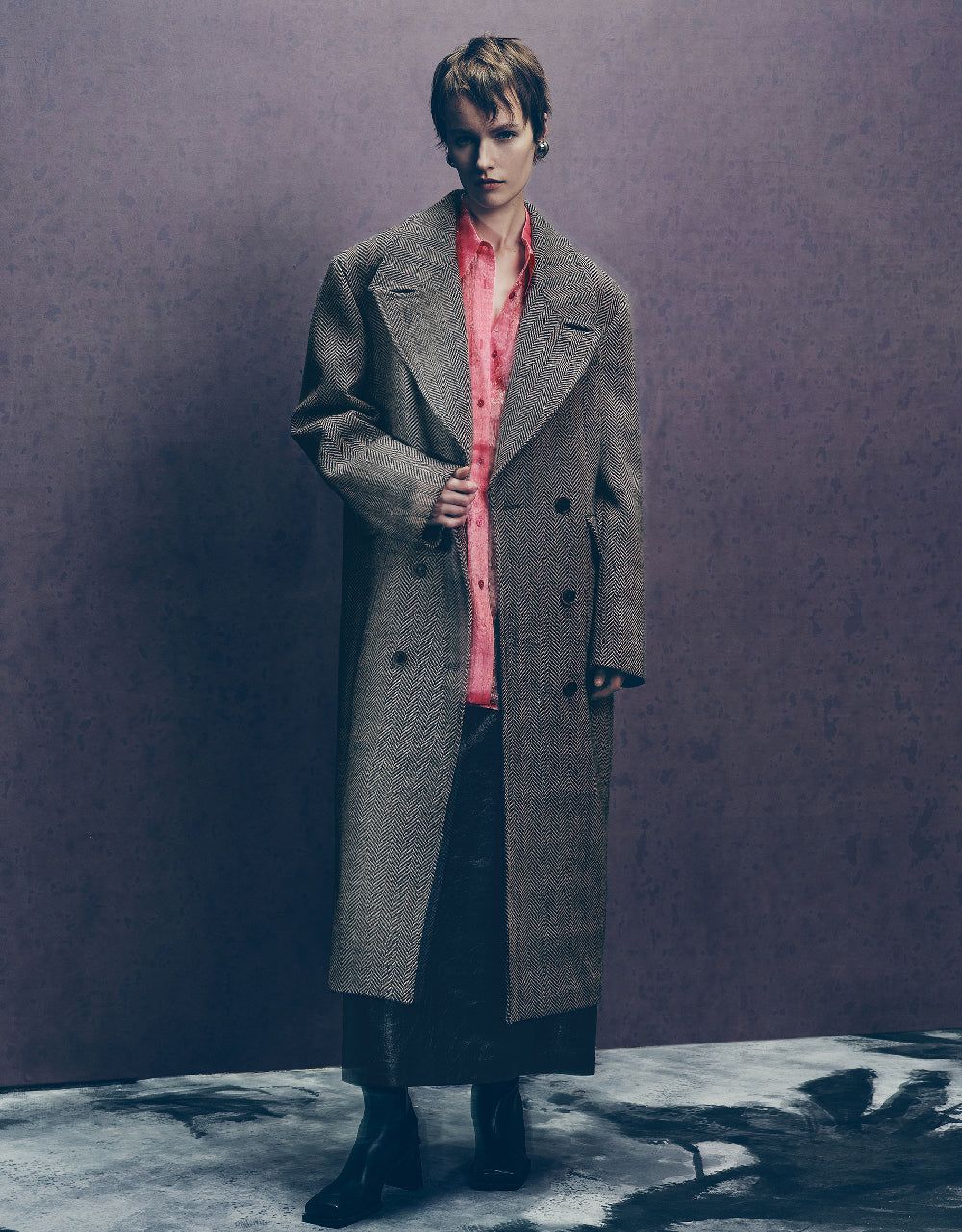 Double Breasted Long Coat sold by Urban Revivo