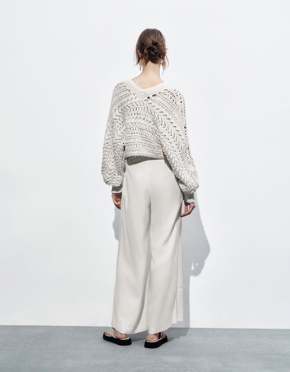 Loose Wide-Leg Pants sold by Urban Revivo product image thumbnail 5
