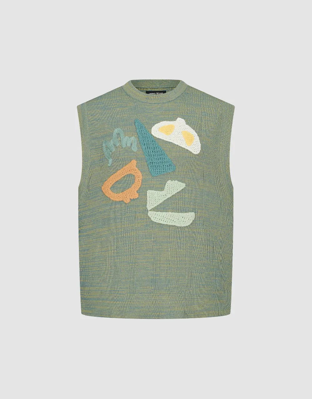 Crew Neck Knitted Tank Top sold by Urban Revivo product image thumbnail 3