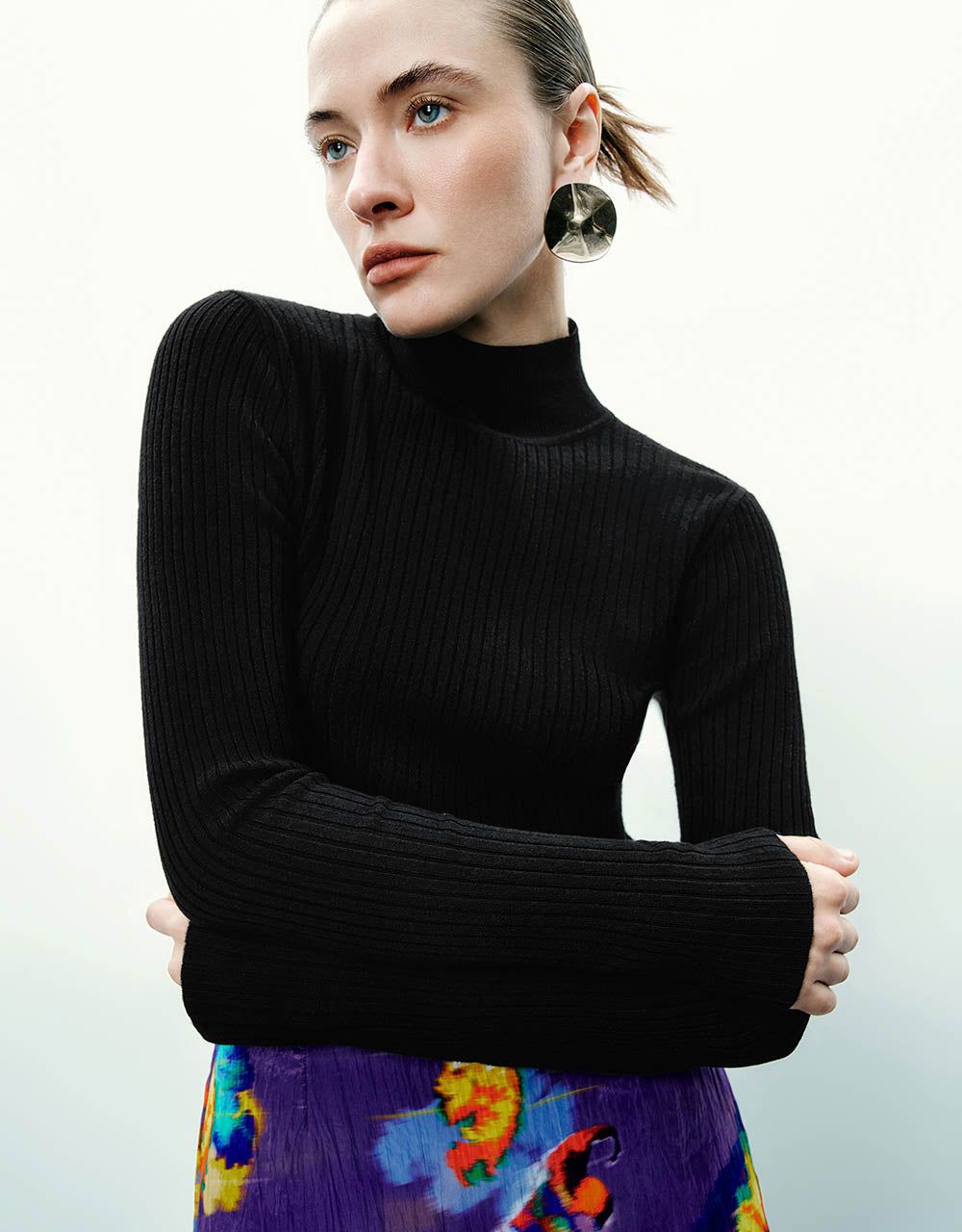 Turtle Neck Knitted T-Shirt sold by Urban Revivo product image thumbnail 5