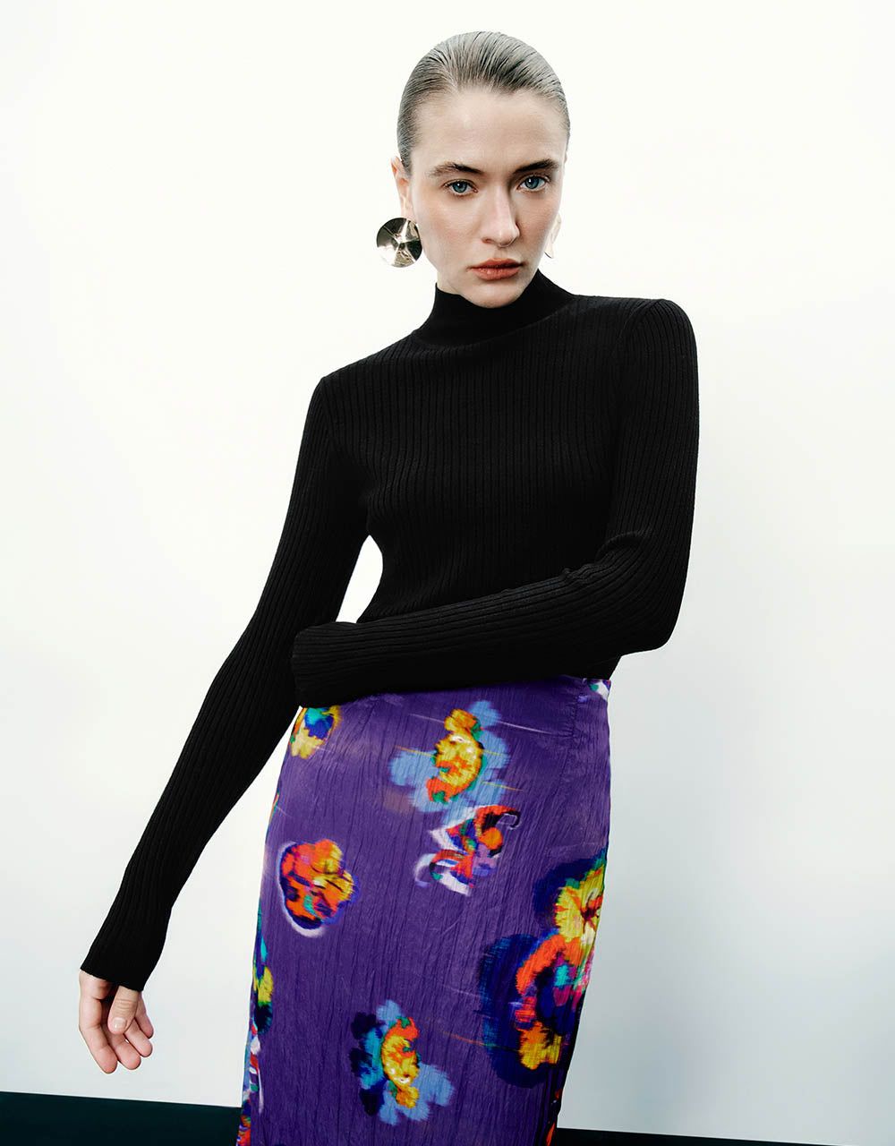 Turtle Neck Knitted T-Shirt sold by Urban Revivo product image thumbnail 3