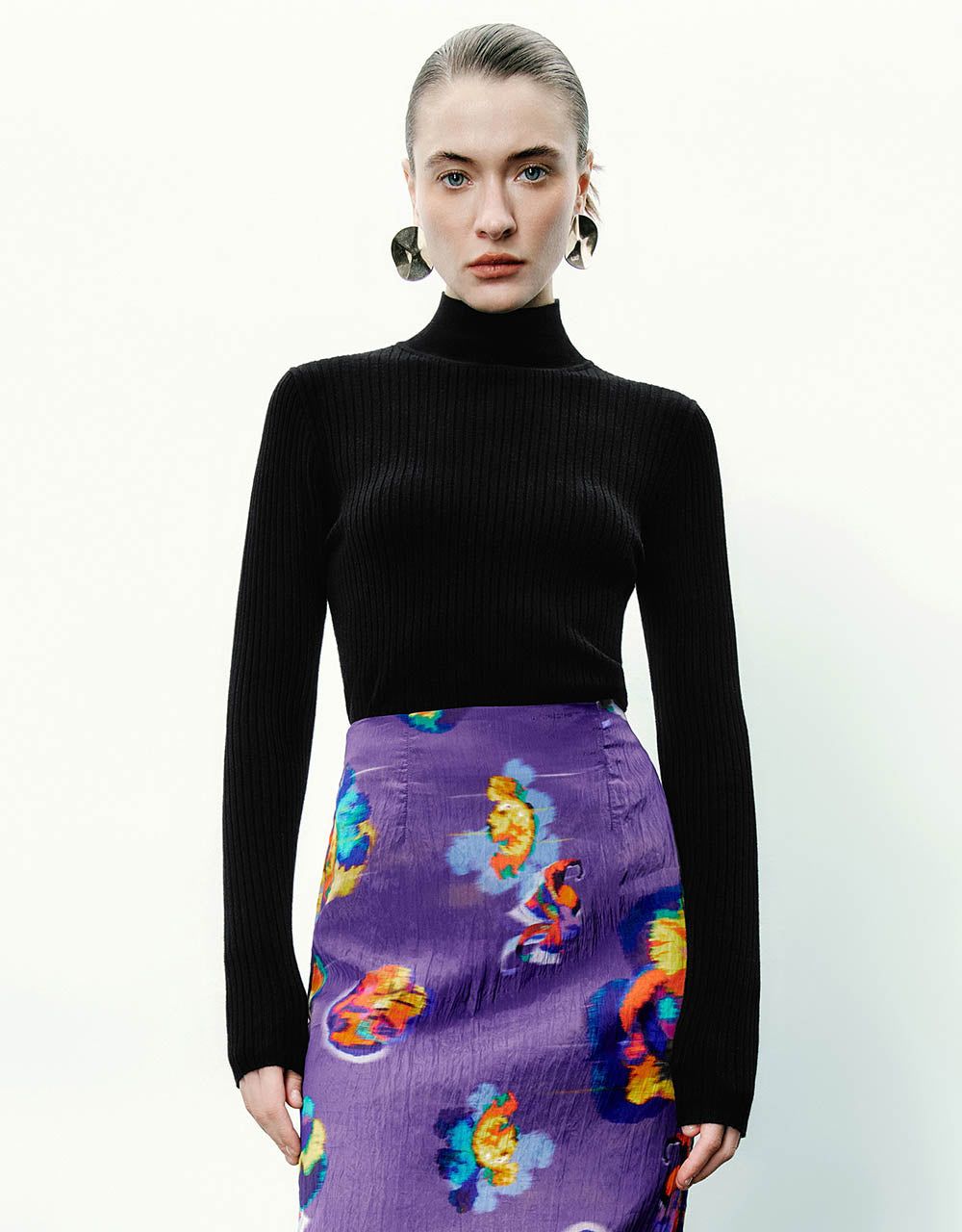 Turtle Neck Knitted T-Shirt sold by Urban Revivo