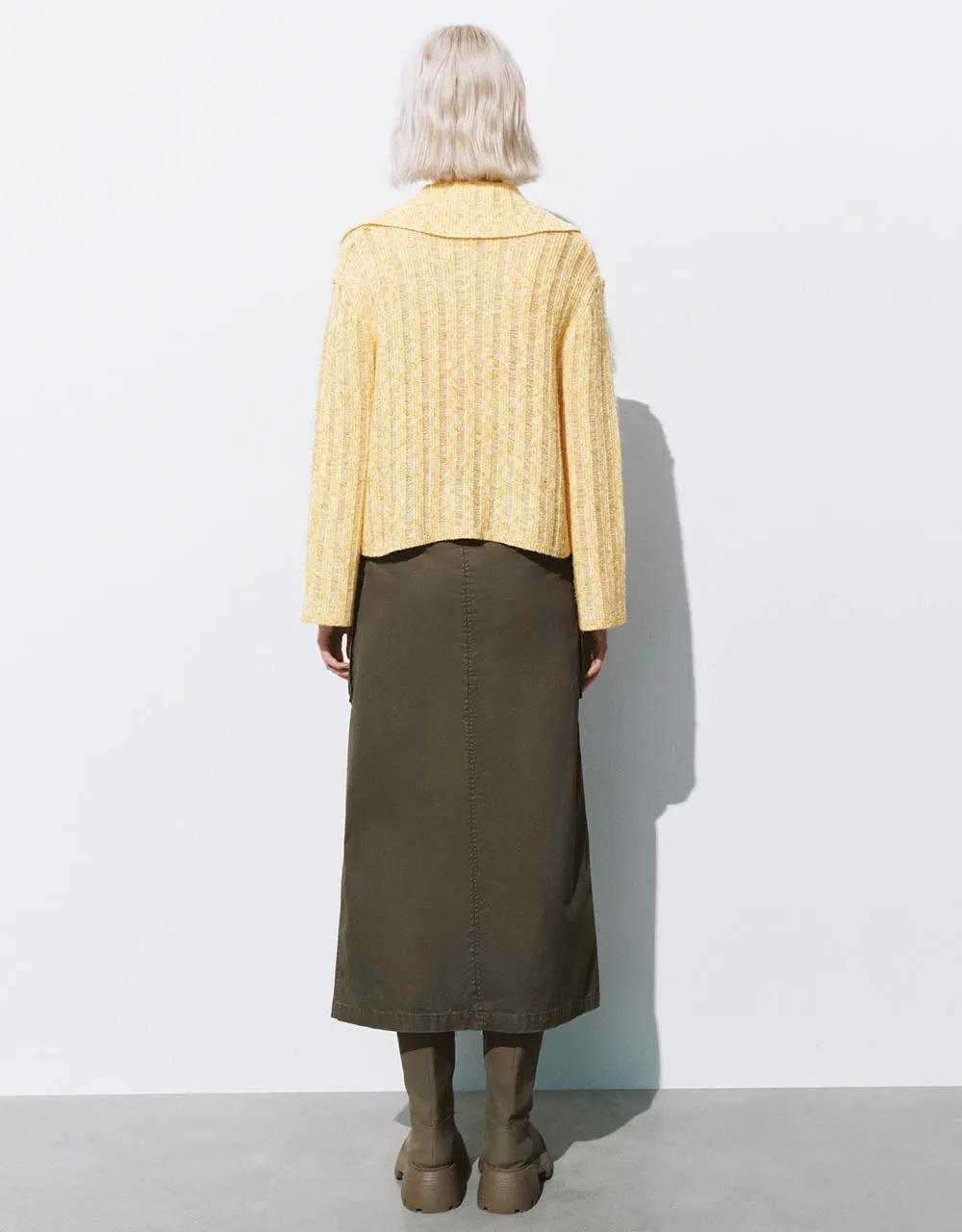 Colorful Buttons Straight Knitted Cardigan sold by Urban Revivo product image thumbnail 5