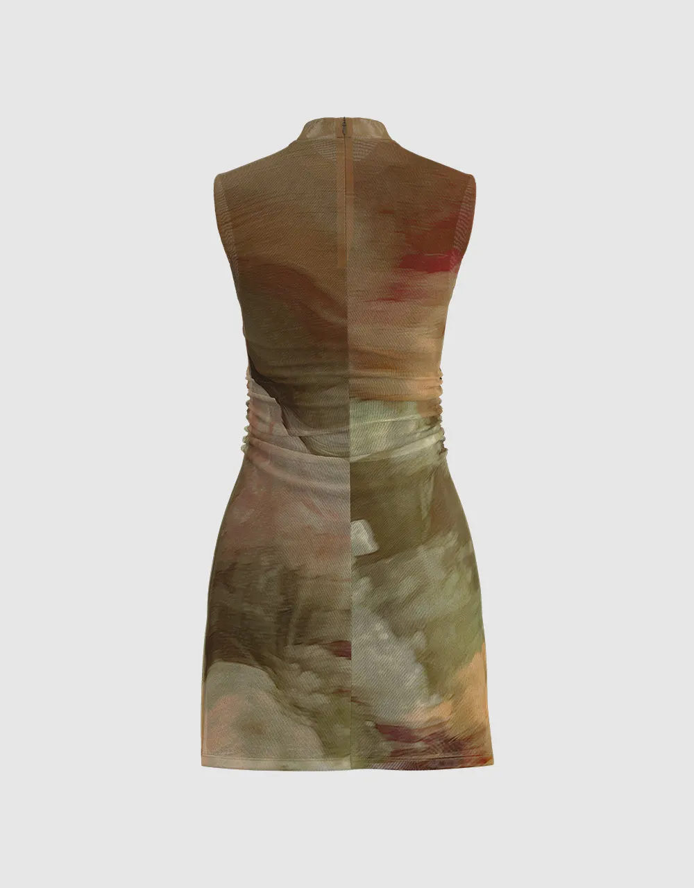 Sleeveless Printed Straight Dress sold by Urban Revivo product image thumbnail 5