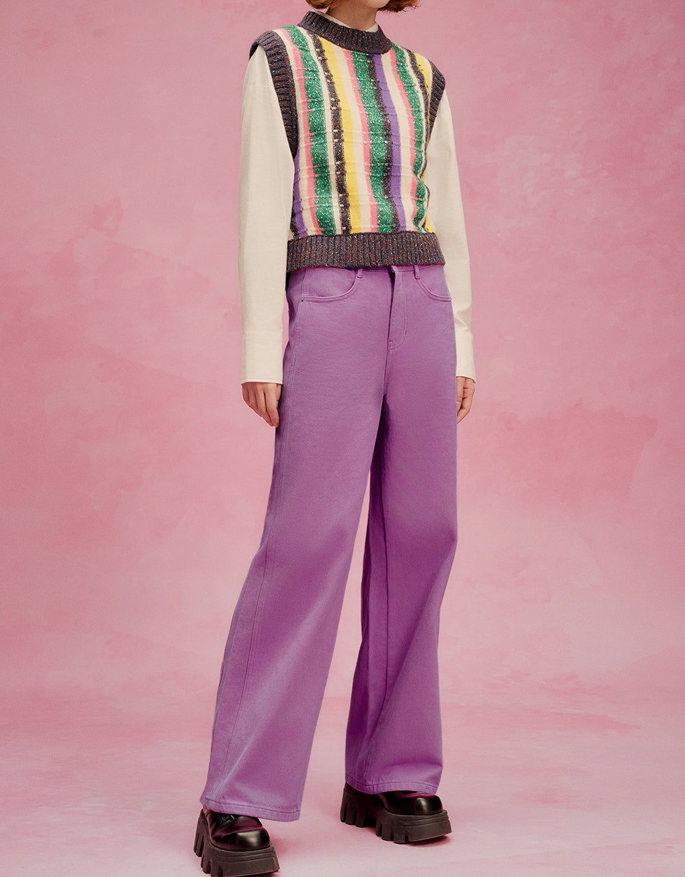 Wide-Leg Jeans sold by Urban Revivo product image thumbnail 4