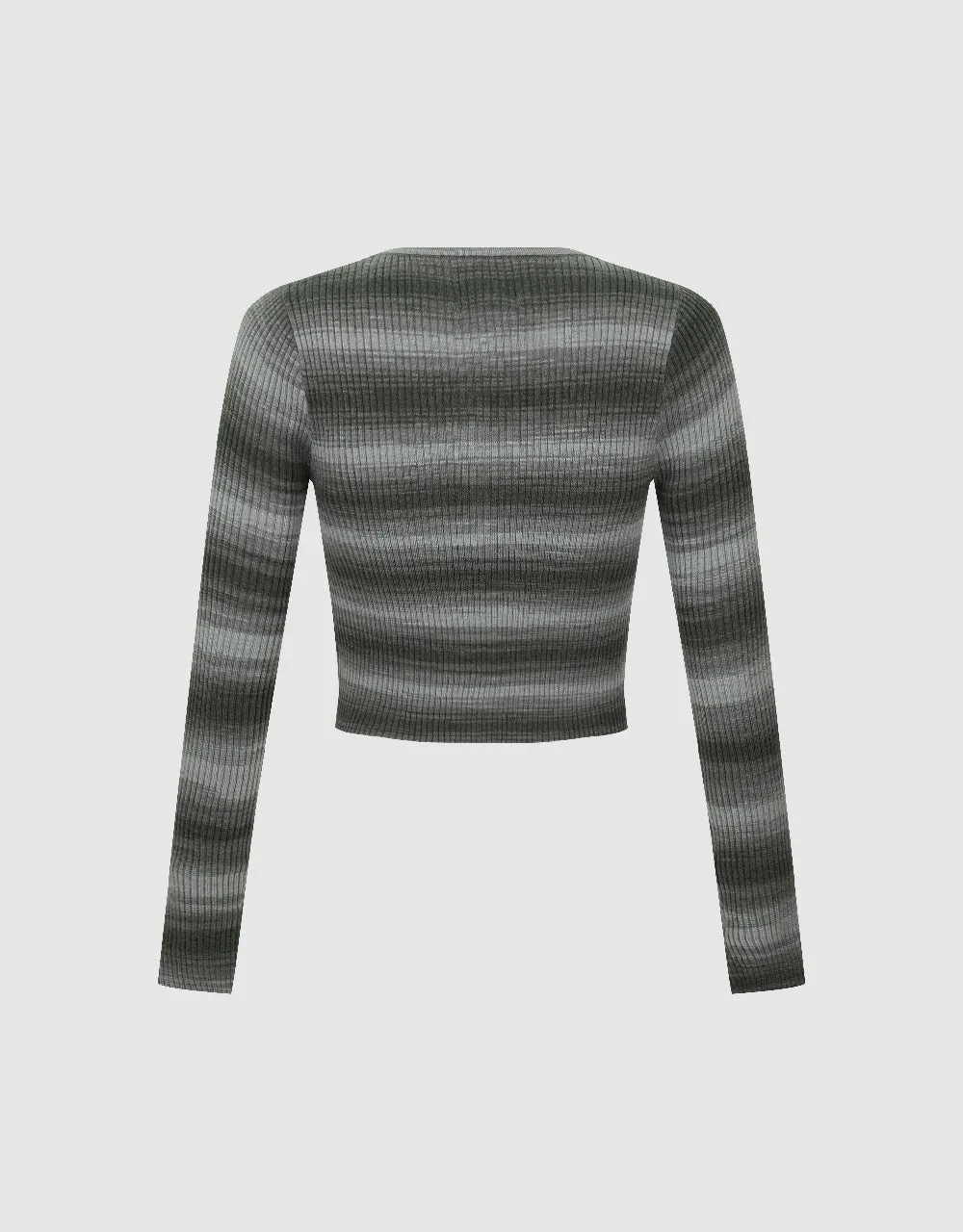 Crew Neck Skinny Knitted Cardigan sold by Urban Revivo product image thumbnail 5