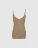 Skinny Crew Neck Knitted Tank Top sold by Urban Revivo