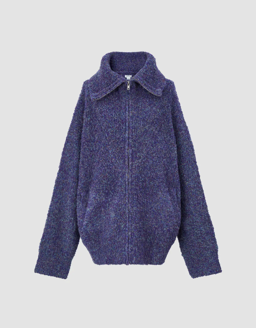 Zipper Front Loose Knitted Cardigan sold by Urban Revivo product image thumbnail 2