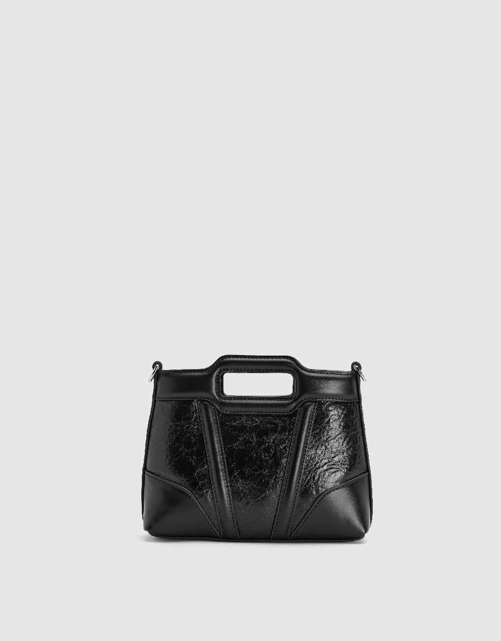 Embossed Vegan Leather Shoulder Bag sold by Urban Revivo product image thumbnail 4